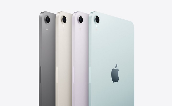 A row of different colored tablets
Description automatically generated