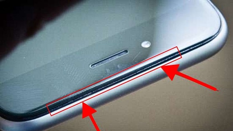 iPhone X bị hở viền màn hình có sao không? Xử lý sao?