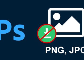 Lỗi Photoshop không lưu được file