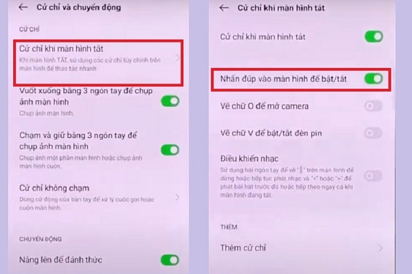 Cách tắt tính năng