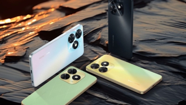 Tecno Spark 20C với thiết kế vẻ ngoài hợp thời trang.