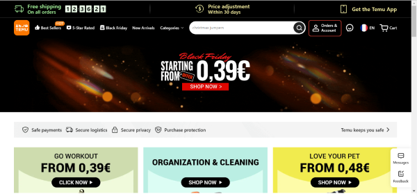 Nhấp vào Sign in/Register.