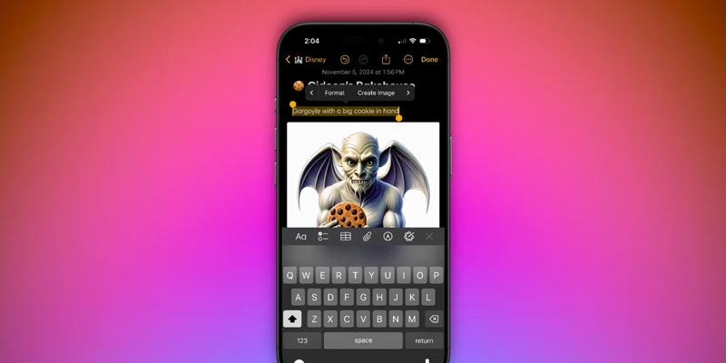 Ứng dụng Ghi chú trên iOS 18.2 nhận được 3 nâng cấp Apple Intelligence
