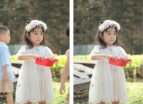 Xoá người thừa trong ảnh bằng tính năng AI