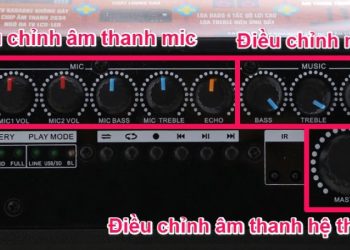cách chỉnh loa kéo