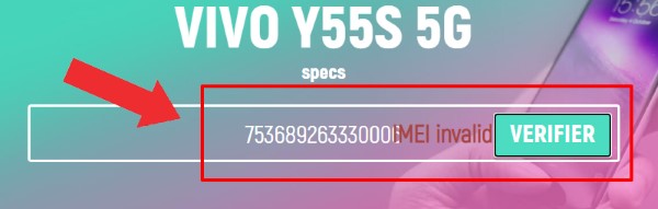 Truy cập vào website imei.info và nhập mã IMEI