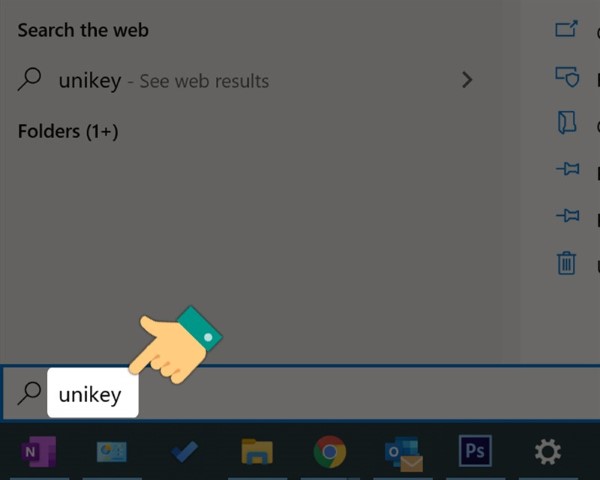 Nhấn phím Windows trên bàn phím để mở menu Start