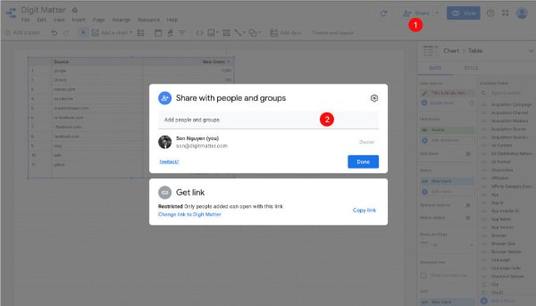 Bạn có thể chia sẻ với người khác