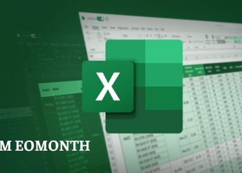 Hàm EOMONTH nổi bật như một công cụ để xác định ngày cuối cùng của tháng