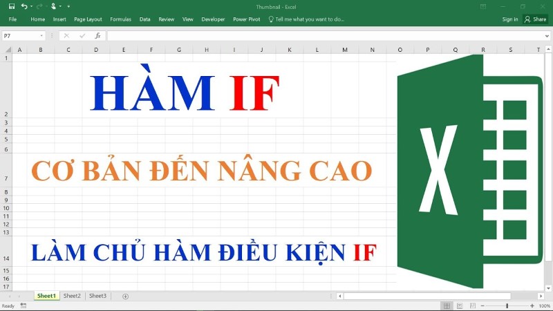 hàm if trong google sheet
