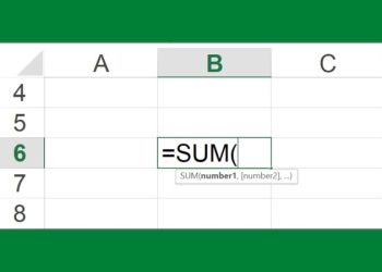 Hàm SUM trong Google Sheet