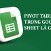 Pivot Table