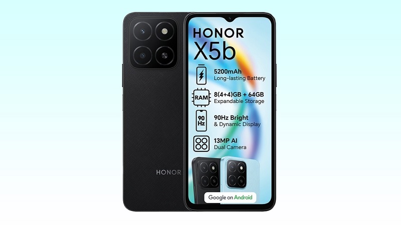 HONOR X5b có gì mới về thiết kế, màn hình, hiệu năng và viên pin?