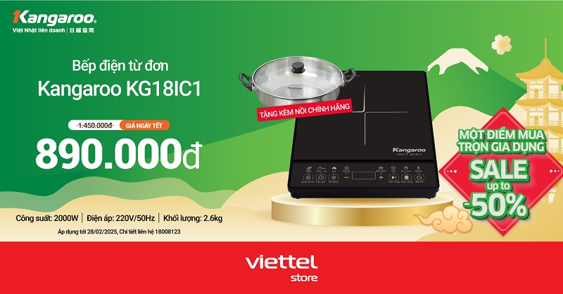 Một điểm mua trọn gia dụng – Kangaroo giảm tới 50%