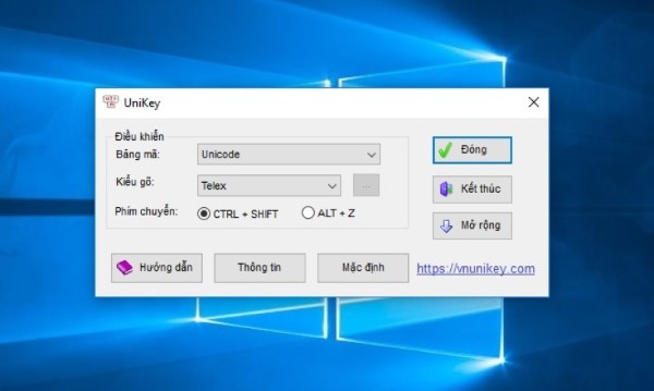 Chọn Kết thúc hoặc Exit để tắt hoàn toàn phần mềm