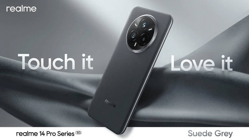 realme 14 Pro Series phiên bản da lộn, màn hình AMOLED cong 1.5K ấn tượng