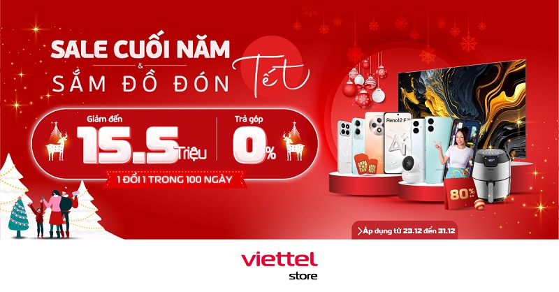 Sale cuối năm, sắm đồ đón Tết giảm đến 15,5 triệu đồng