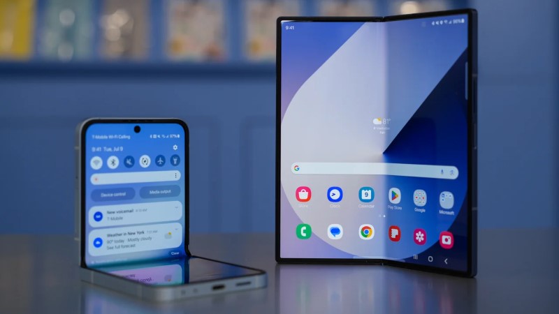 Màn hình Samsung Galaxy Z Fold7 và Flip7