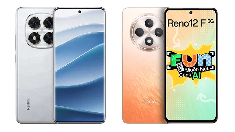 So sánh Redmi Note 14 Pro 5G và OPPO Reno12 F 5G