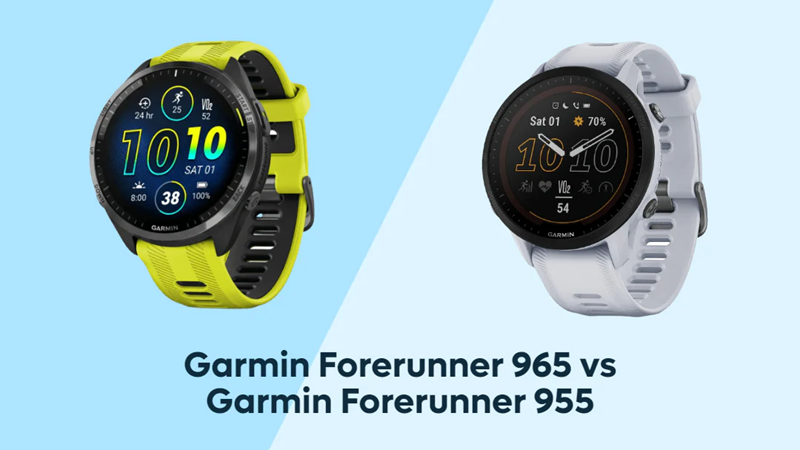 So sánh Garmin Forerunner 965 và Garmin Forerunner 955 Solar