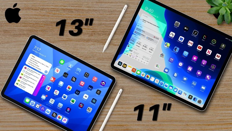 so sánh ipad pro m4 11 inch và 13 inch