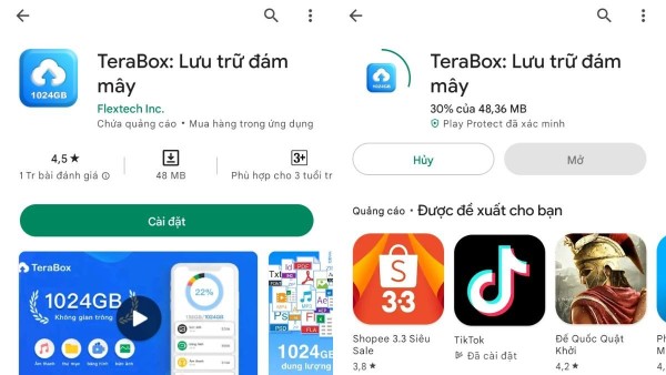 TeraBox cách sử dụng.