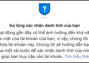 cách xác minh danh tính Facebook