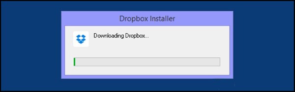 Cài đặt xong, mở ứng dụng Dropbox