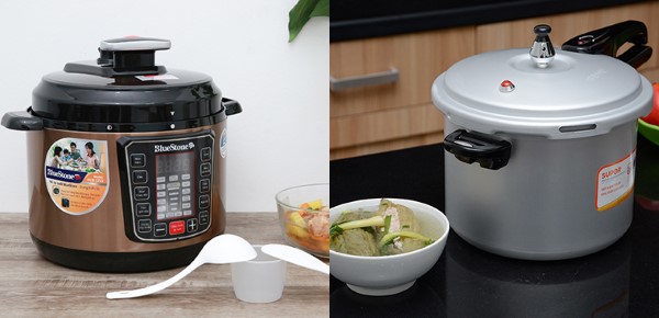 So sánh giữa nồi áp suất cơ và nồi áp suất điện tử