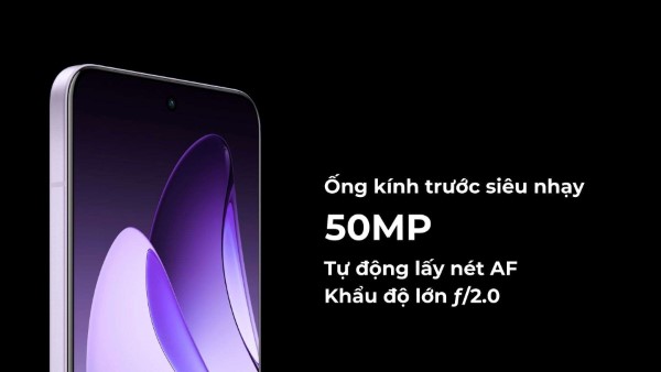Camera 50MP có công nghệ AI giúp tối ưu hóa các bức ảnh