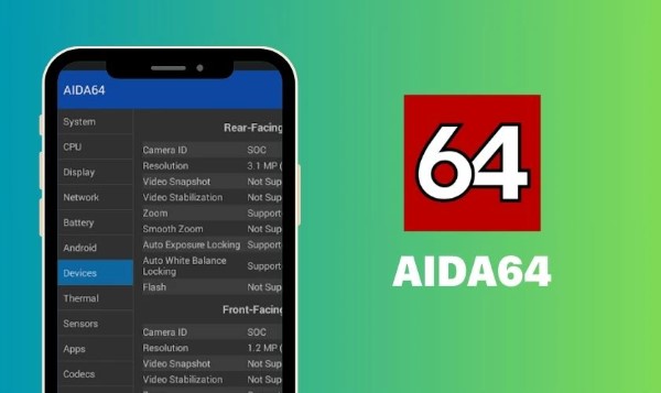 Tải các ứng dụng kiểm tra phần cứng như AIDA64 hoặc CPU-Z
