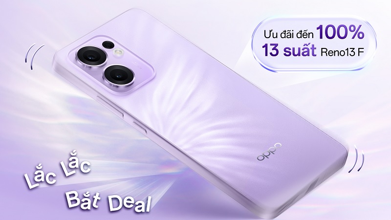 Danh sách khách hàng trúng thưởng “Táo Tech Show – Lắc lắc bắt deal cực cháy” cùng OPPO Reno13 F