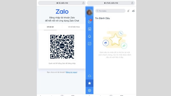 Bạn có thể bắt đầu sử dụng cả hai tài khoản Zalo cùng lúc trên một chiếc iPhone