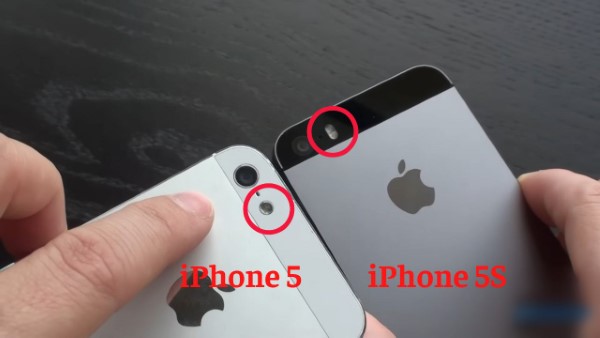 Sự khác biệt ở phần camera iPhone 5 và 5s