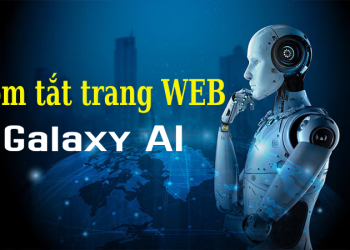 cách tóm tắt trang web bằng Galaxy AI