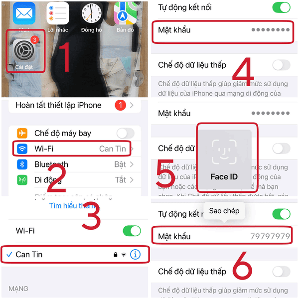 Cách xem mật khẩu Wi-Fi mà iPhone đang kết nối