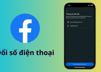đổi số điện thoại facebook