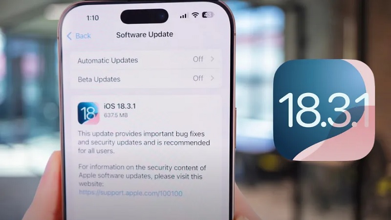 iOS 18.3.1 có gì mới? Cách cập nhật lên iOS 18.3.1?