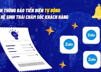 nhận thông báo tiền điện qua Zalo