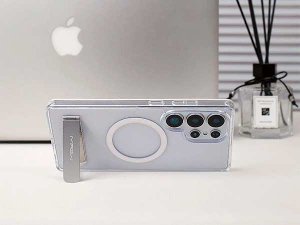 Ốp lưng Samsung S25 Ultra Mipow Tempered Transparent With Magsafe