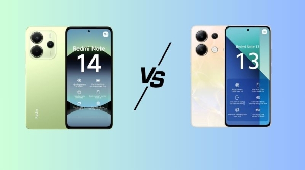 So sánh Redmi Note 14 và Redmi Note 13 về thiết kế
