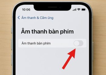 tắt âm bàn phím iphone