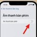 tắt âm bàn phím iphone