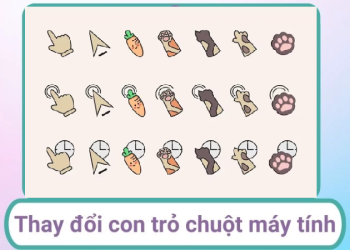 Thay đổi con trỏ chuột đẹp