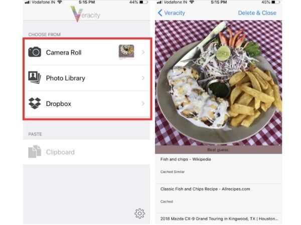 tìm kiếm bằng hình ảnh trên iphone