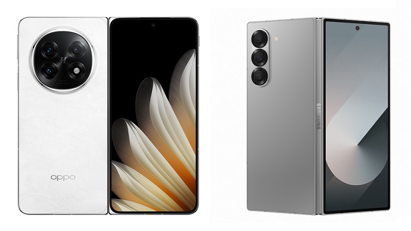 So sánh OPPO Find N5 và Samsung Galaxy Z Fold6