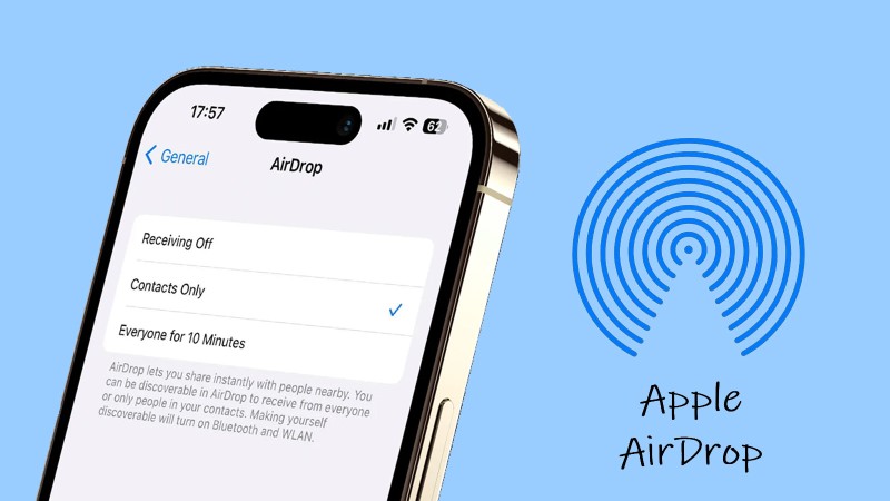 Nguyên nhân và cách khắc phục Airdrop không tìm thấy