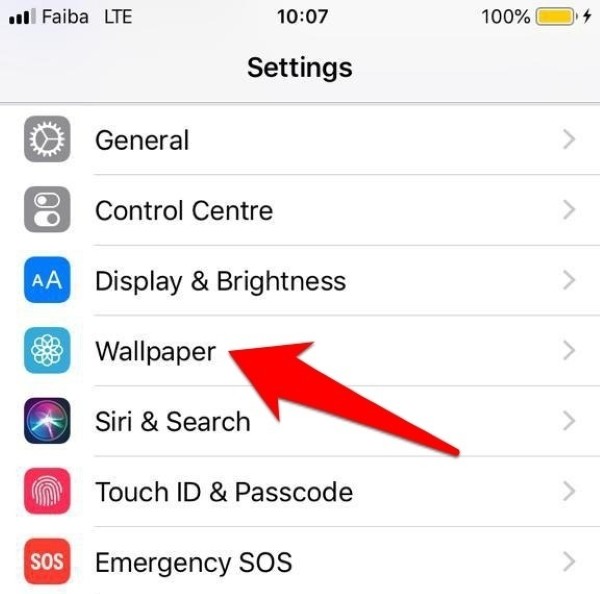 Chọn Hình nền (Wallpaper)