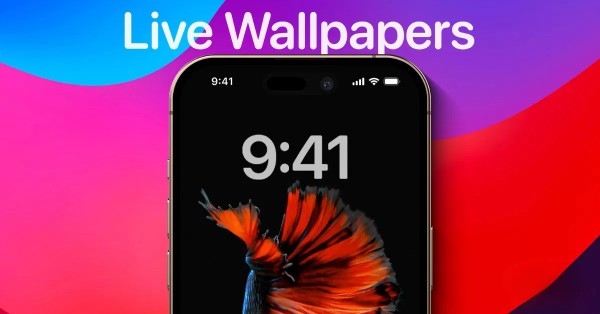 Tải thêm ảnh từ ứng dụng App Store như Live Wallpapers Now hay Wallpapers for Me