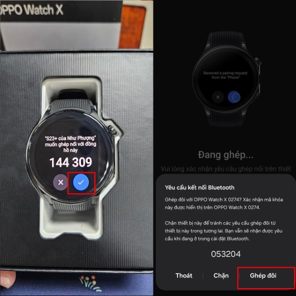 Chờ quá trình kết nối hoàn tất